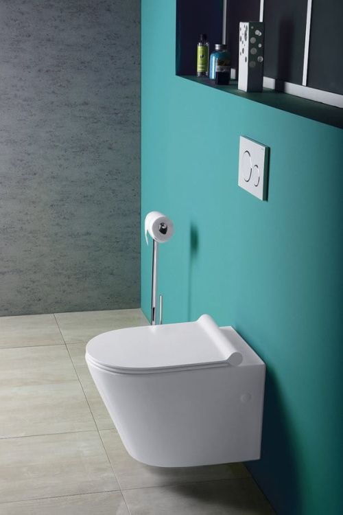 PACO WC wiszące 36x52,5 cm, deska WC Slim soft close