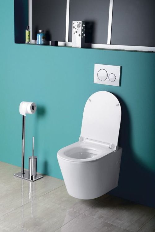 PACO WC wiszące 36x52,5 cm, deska WC Slim soft close