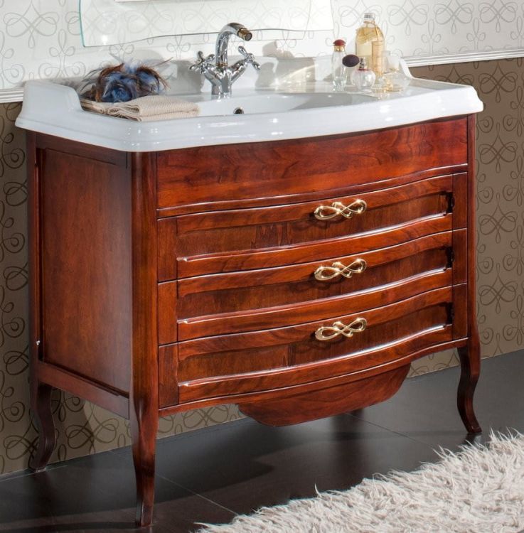 FIORE 105-S szafka z umywalką, szer. 105cm, noce