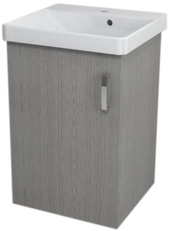Przejdź do produktu THEIA szafka umywalkowa 46,4x70x43,5cm, 1 drzwiczki, dąb srebrny