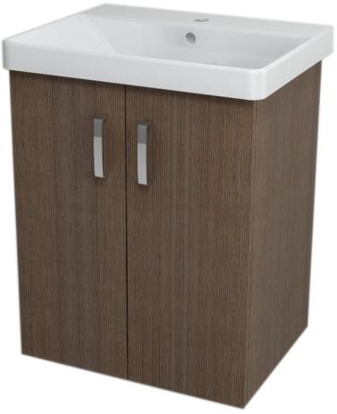 Przejdź do produktu THEIA szafka umywalkowa 56,4x70x44,2cm, 2 drzwiczki, sosna rustykalna