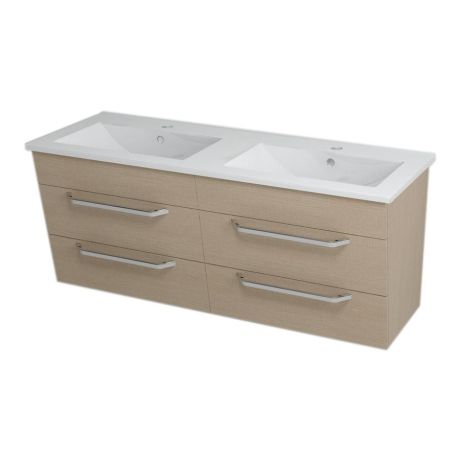 Przejdź do produktu KALI szafka umywalkowa 118x50x45cm, dąb wenecki (56123)