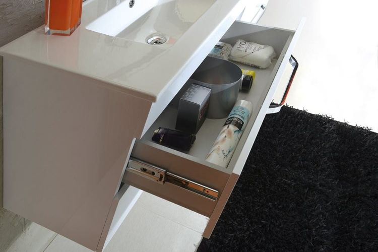 KALI szafka z umywalką 150x50x46 cm, biały