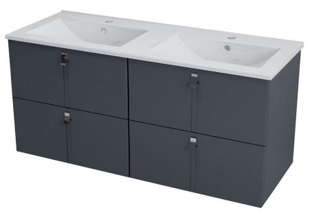 Przejdź do produktu MITRA szafka z umywalką 150x55x46 cm, antracyt