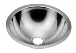 Umywalka wpuszczana w blat, nierdzewna, średnica 305 mm