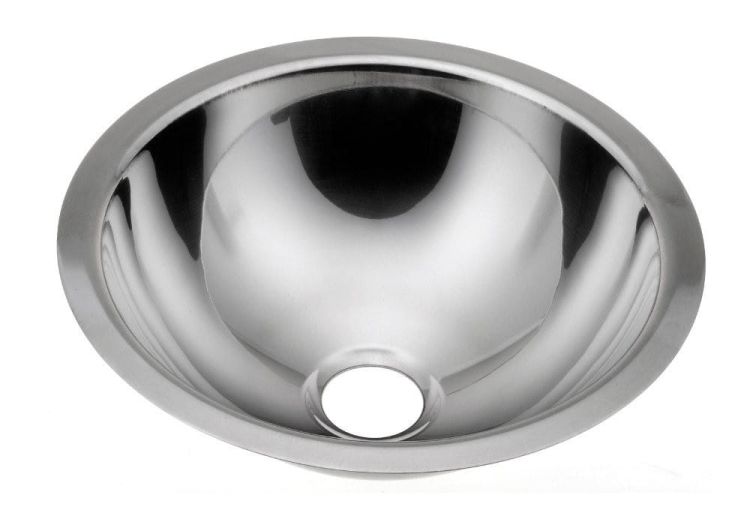 Umywalka wpuszczana w blat, nierdzewna, średnica 305 mm