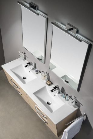 Przejdź do produktu KALI szafka z umywalką 150x50x45 cm, dąb wenecki