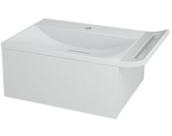ZEUS szafka umywalkowa z syfonem 60x26x45cm, kolor bialy