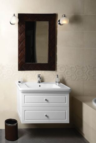 Przejdź do produktu VIOLETA szafka umywalkowa 83x52x46cm, biały mat