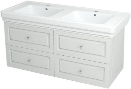 Przejdź do produktu VIOLETA szafka umywalkowa 116x52x48,5cm, biały mat