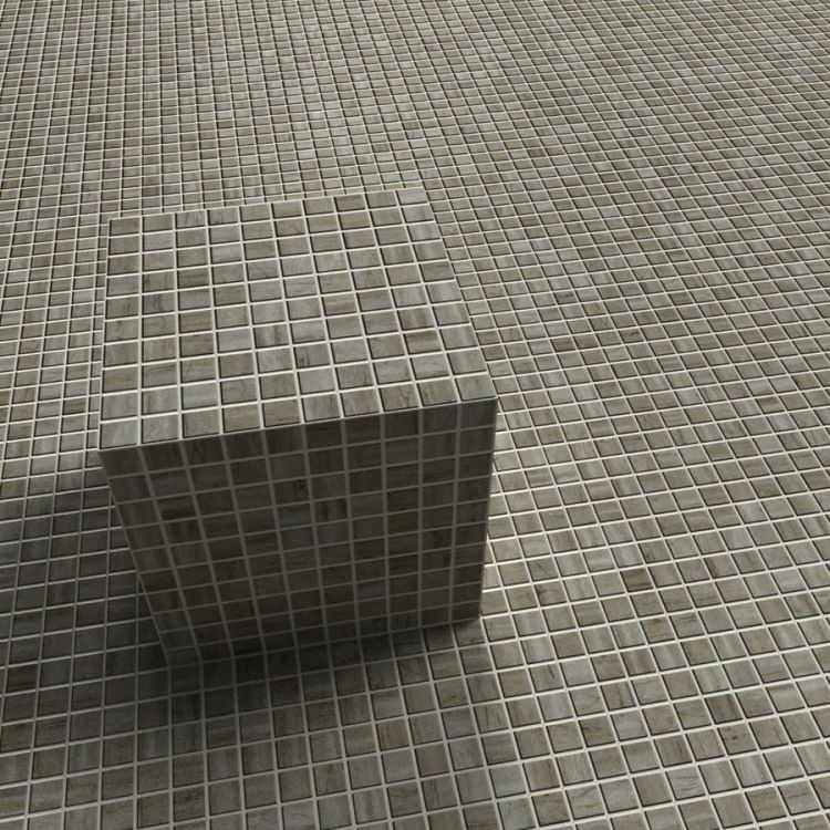 ZEN Creamstone Glass mosaic 25x25 mm (plato 31,2x49,5) (bal.= 2,00m2)