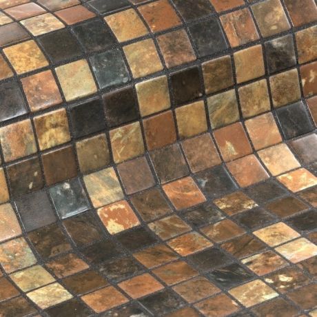 Przejdź do produktu ZEN Riverstone Glass mosaic 25x25 mm (plato 31,2x49,5)