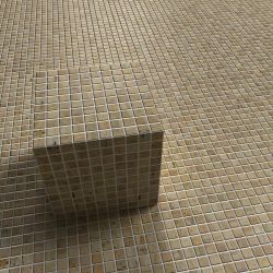 ZEN Travertino Glass mosaic 25x25 mm (plato 31,2x49,5) (bal.= 2,00m2)