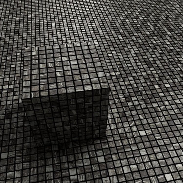 ZEN Tigrato Glass mosaic 25x25 mm (plato 31,2x49,5) (bal.= 2,00m2)
