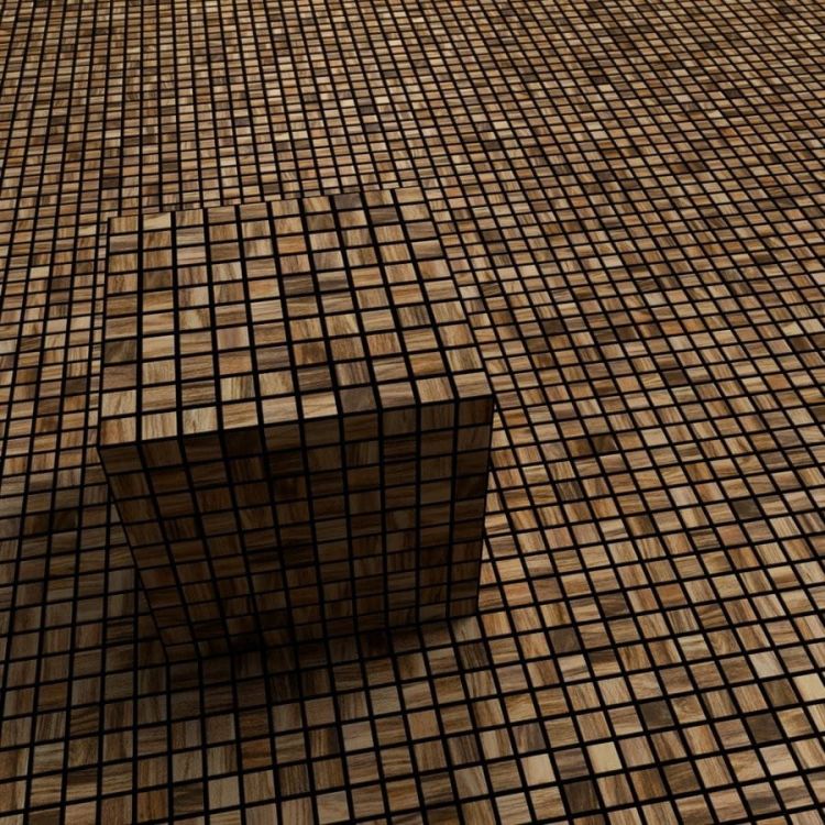 ZEN Palisandro Glass mosaic 25x25 mm (plato 31,2x49,5) (bal.= 2,00m2)