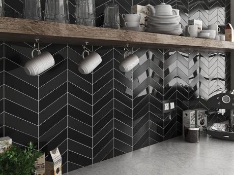 Przejdź do produktu CHEVRON WALL płytki ścienne White Matt Left 18,6x5,2 (EQ-3) (0,5m2)