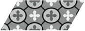 Przejdź do produktu CHEVRON FLOOR Patchwork B&W Izquierdo 9x20,5 (EQ-10D) (1bal=1m2)