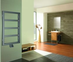 DENALI grzejnik 550x904mm, 292 W, srebrny ze strukturą