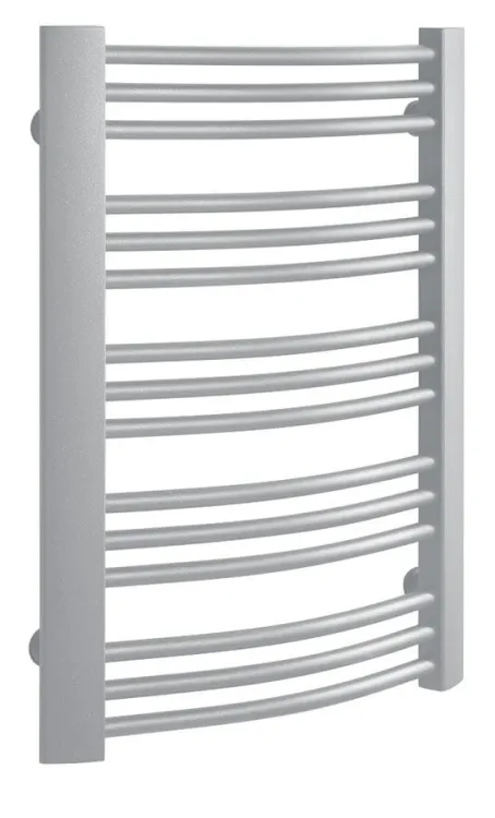 EGEON grzejnik 595x818mm, 486 W, srebrny ze strukturą
