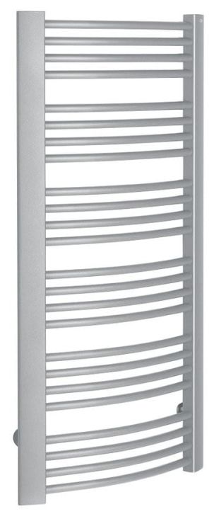 EGEON grzejnik 595x1238mm, 739 W, srebrny ze strukturą