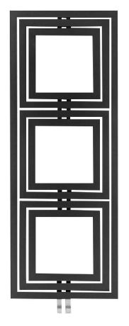 Przejdź do produktu TRIPOLI grzejnik 600x1620mm, 741 W, antracyt