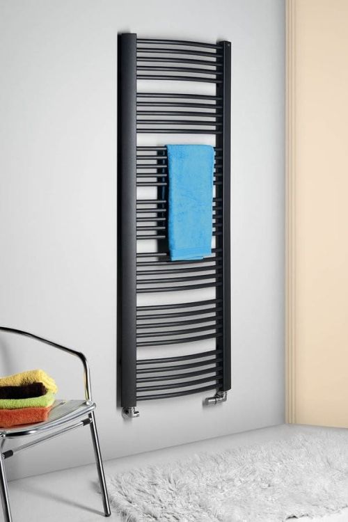 EGEON grzejnik 595x1742mm, 1057 W, antracyt