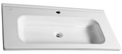 IDEAL umywalka ceramiczna bez przelewu 100x45 cm
