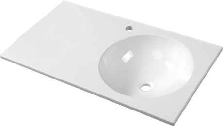 Przejdź do produktu JUNO umywalka kompozytowa 80x47cm, biała, prawa