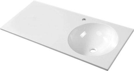 Przejdź do produktu JUNO umywalka kompozytowa 100x47cm, biała, prawa