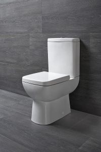 TYANA SHORT WC kombi z deską Soft Close i mech. spustowym., uniwersalny odpływ