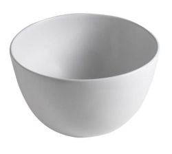 DOME umywalka ceramiczna nablatowa 45,5x22,5x45,5 cm, bez odpływu