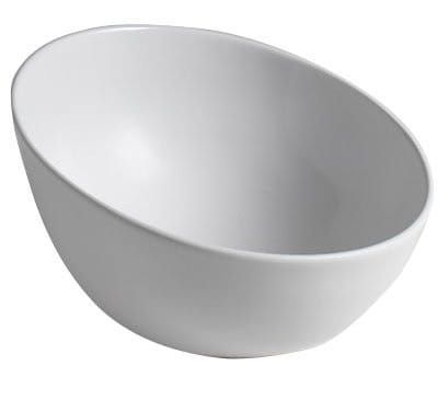 Przejdź do produktu DOME OBLIQUO umywalka ceramiczna nablatowa wysoka , Ø 44,5cm, biały