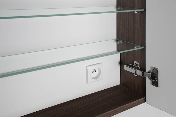 RIWA LED szafka z oświetleniem LED, 50x70x17cm, orzech bruno