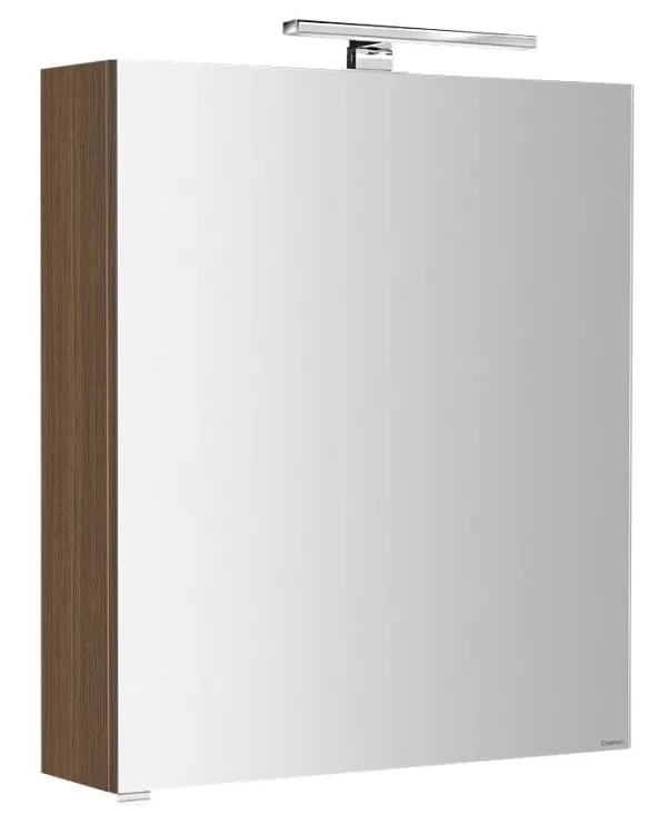 RIWA LED szafka z oświetleniem LED, 60x70x17cm, orzech bruno