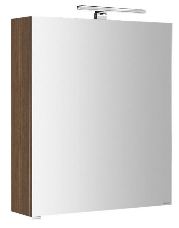 RIWA LED szafka z oświetleniem LED, 50x70x17cm, bezdotykowy, orzech bruno