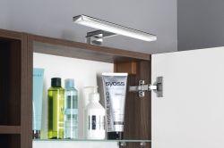 RIWA LED szafka z oświetleniem LED, 60x70x17cm, bezdotykowy, sosna rustikalna