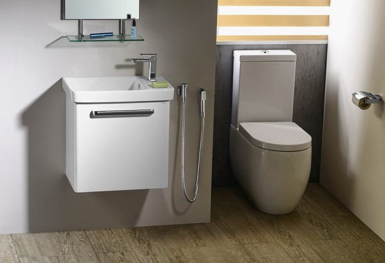 Kombi WC Flo,odpływ dolny/tylny