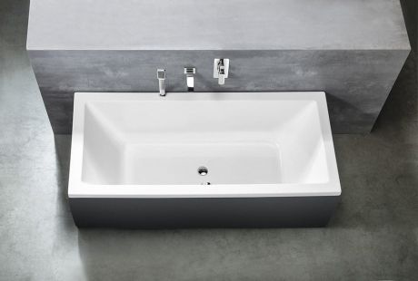 Przejdź do produktu NISA wanna prostokątna 180x70x42cm, biały
