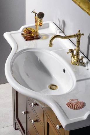 Przejdź do produktu GALA umywalka ceramiczna 105x50cm do szafki 1698, meblowa