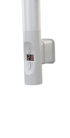 Przejdź do produktu Grzałka elektryczna z termostatem, zdalne sterowanie 300W, okrągła, biała