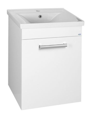 Przejdź do produktu POLY szafka umywalkowa 51,8x74,6x44 cm, 1 drzwi, biała
