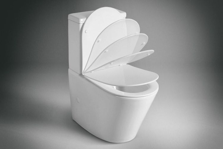 PACO RIMLESS kompakt WC ze spłuczką z deską Soft Close, uniwersalny
