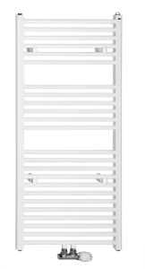 DIRECT Grzejnik łazienkowy, zasilanie centralne, 600x1700 mm, 889 W, biały