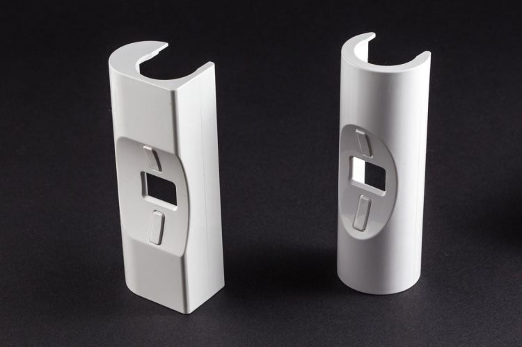 Grzałka elektryczna z termostatem, zdalne sterowanie 600W, okrągła, biała