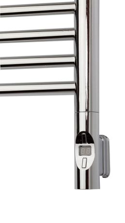 Przejdź do produktu Grzałka elektryczna z termostatem, zdalne sterowanie 600W, okrągła, chrom