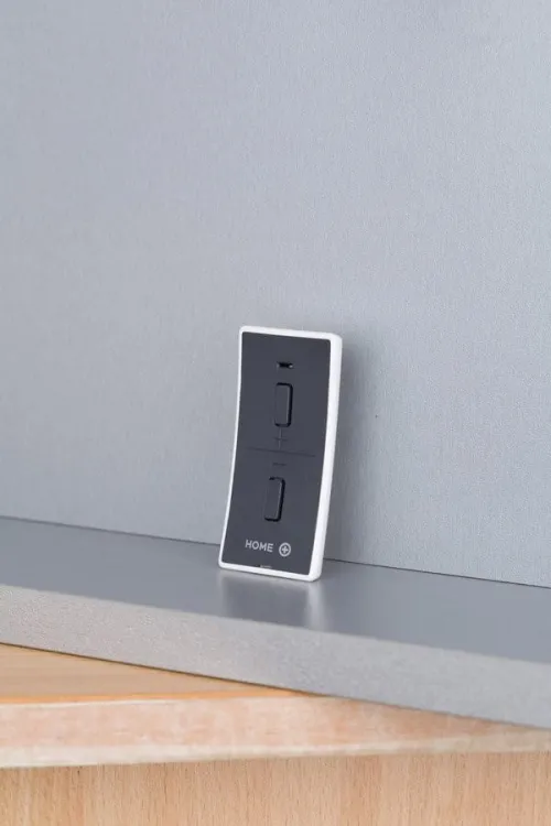 Grzałka elektryczna z termostatem, zdalne sterowanie 300W, D-kształt, antracyt