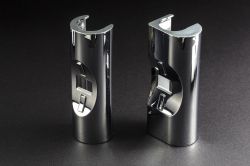 Grzałka elektryczna z termostatem, zdalne sterowanie 300W, D-kształt, chrom