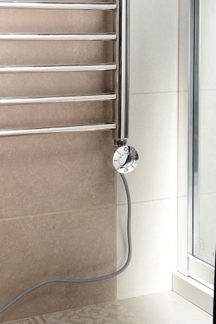 Przejdź do produktu Grzałka z termostatem, kabel prosty, 600 W, chrom