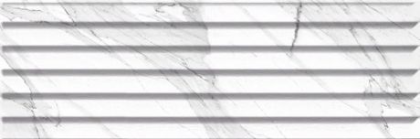 Przejdź do produktu CARRARA Relieve Stripe Blanco Brillo G 20x60 (1,20 m2)