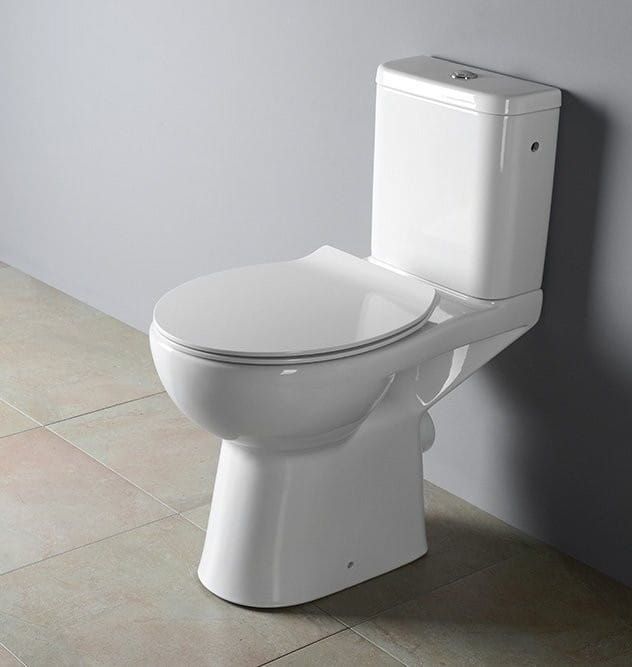 ETIUDA WC kompakt dla niepełnosprawnych CLEAN ON, tylny odpływ